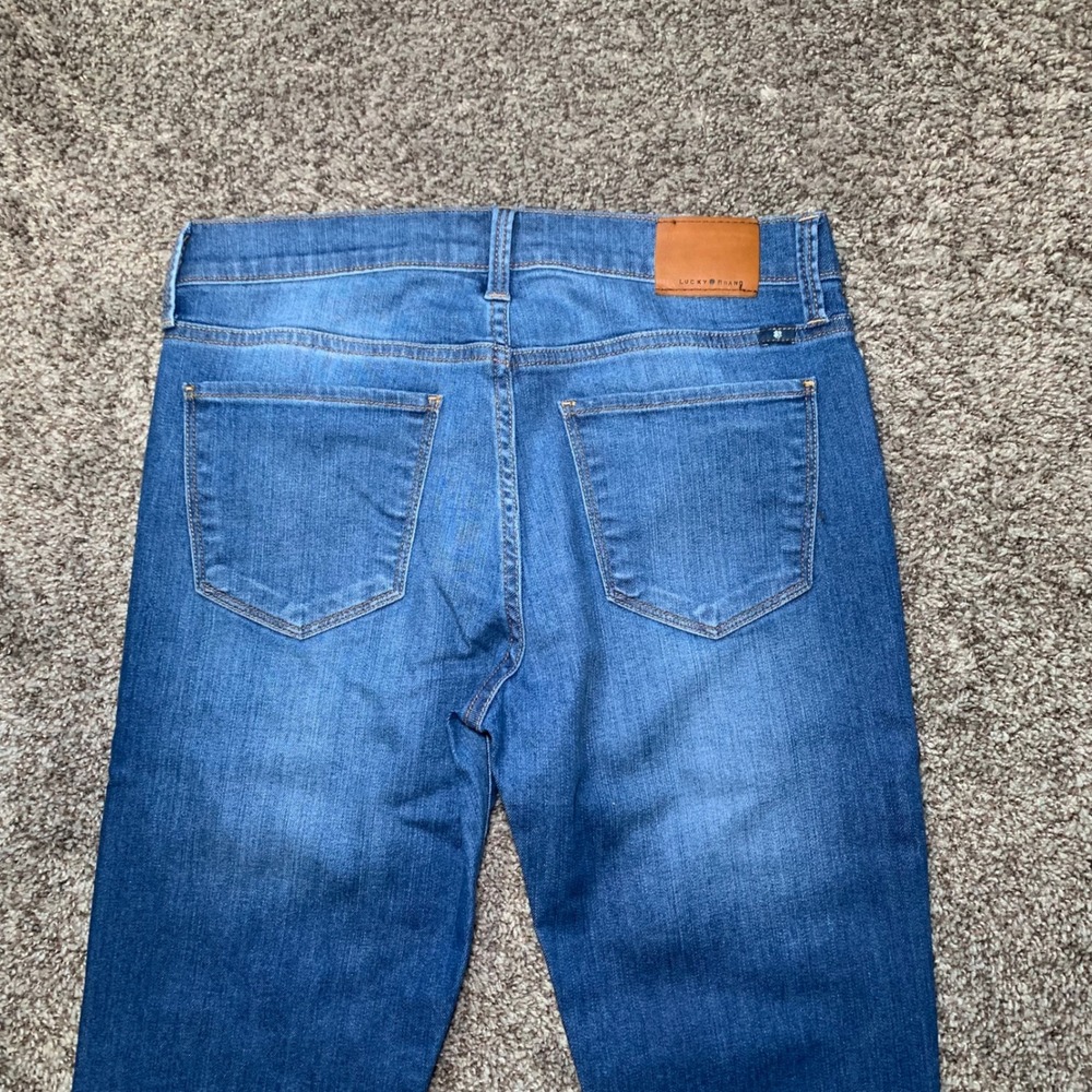 Lucky Brand Brooke Boot Jeans Womens 6/28 Medium Wash Blue Mid Rise Bootcut - Picture 8 of 12